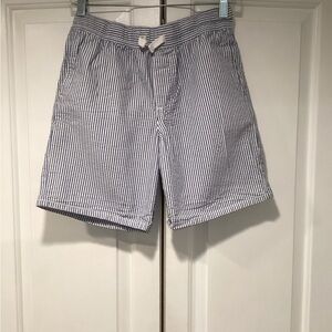 Tommy Hilfiger Blue and White Striped Boy shorts Size Large 14/16
